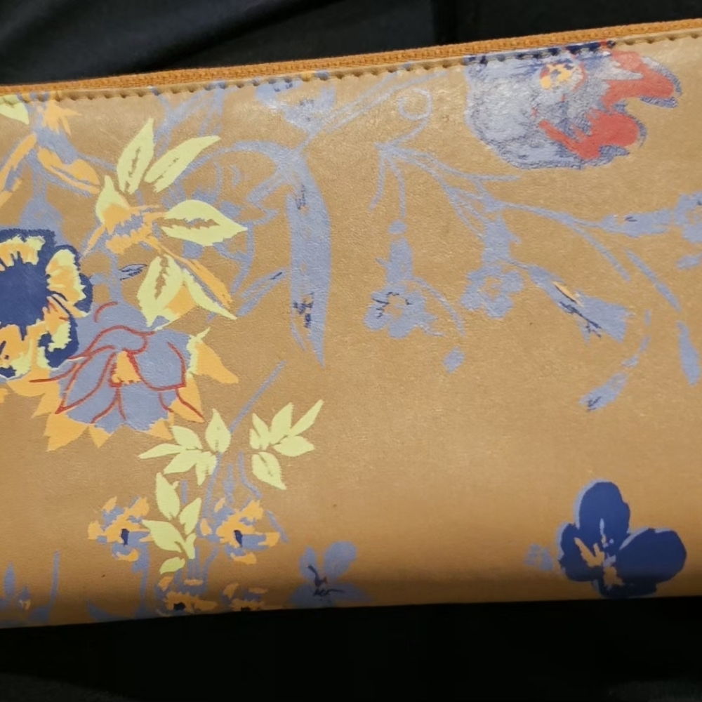 Floral Tan Women's Wallet